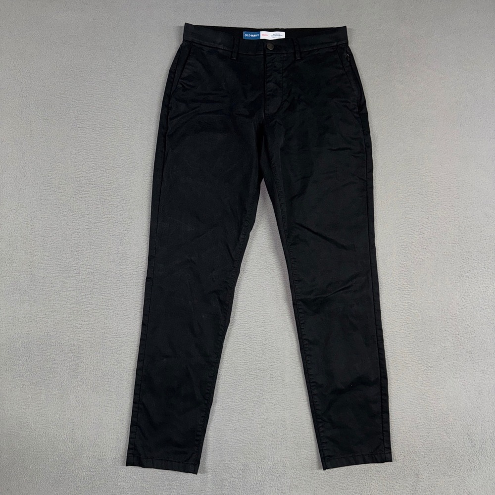 Old Navy Pants Mens 30x32 (Fit 30x30) Black Ultimate Tech Athletic Built-In Flex